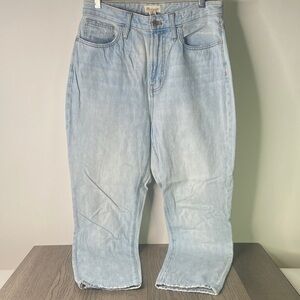 Madewell Light Wash Wide-Leg Jeans Womens Size 29 - 1351